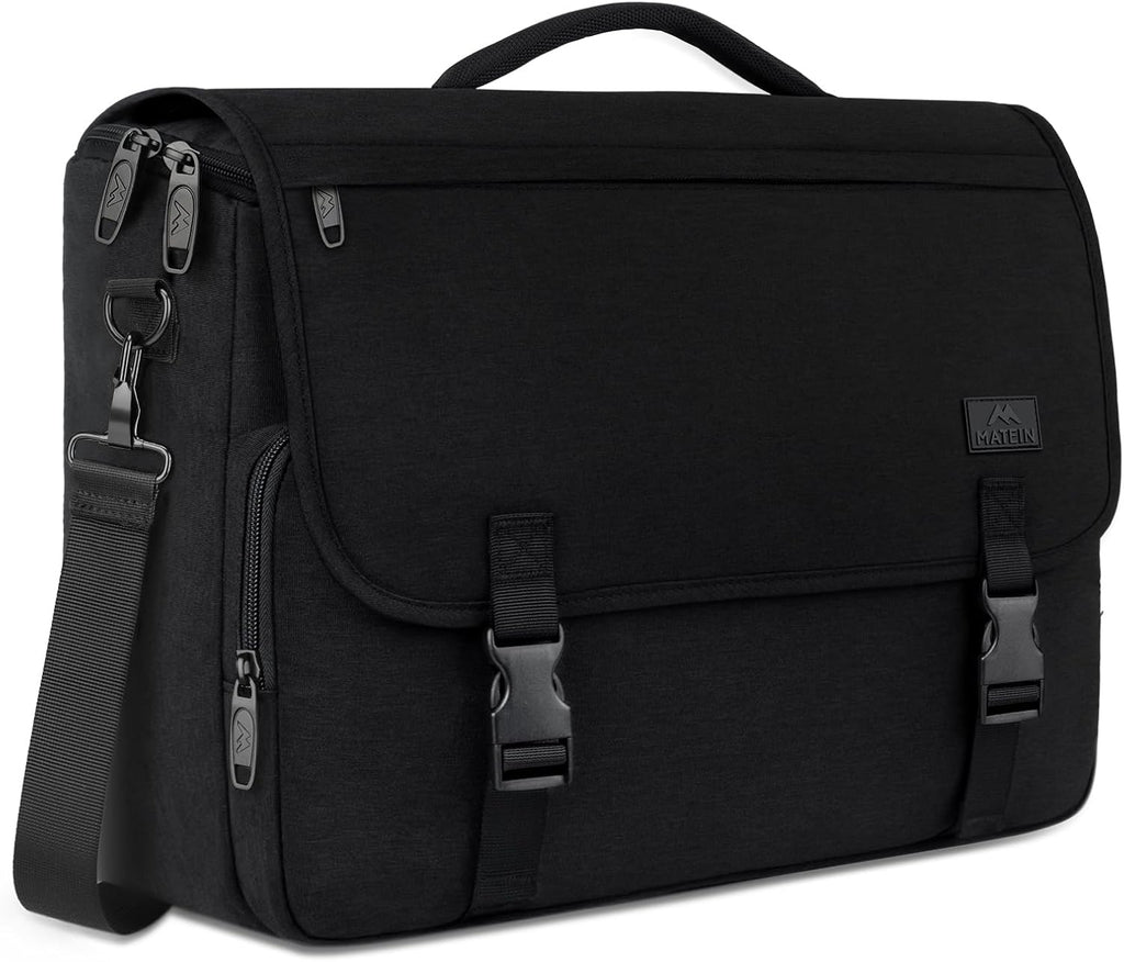 Messenger Bag for Men, School Bag Men'S Laptop Briefcases for Work