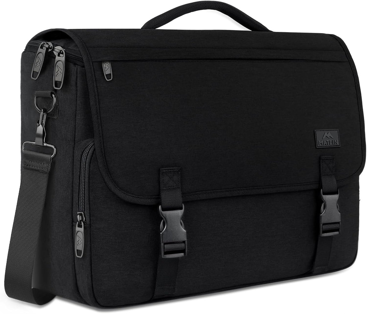 Messenger Bag for Men, School Bag Men'S Laptop Briefcases for Work