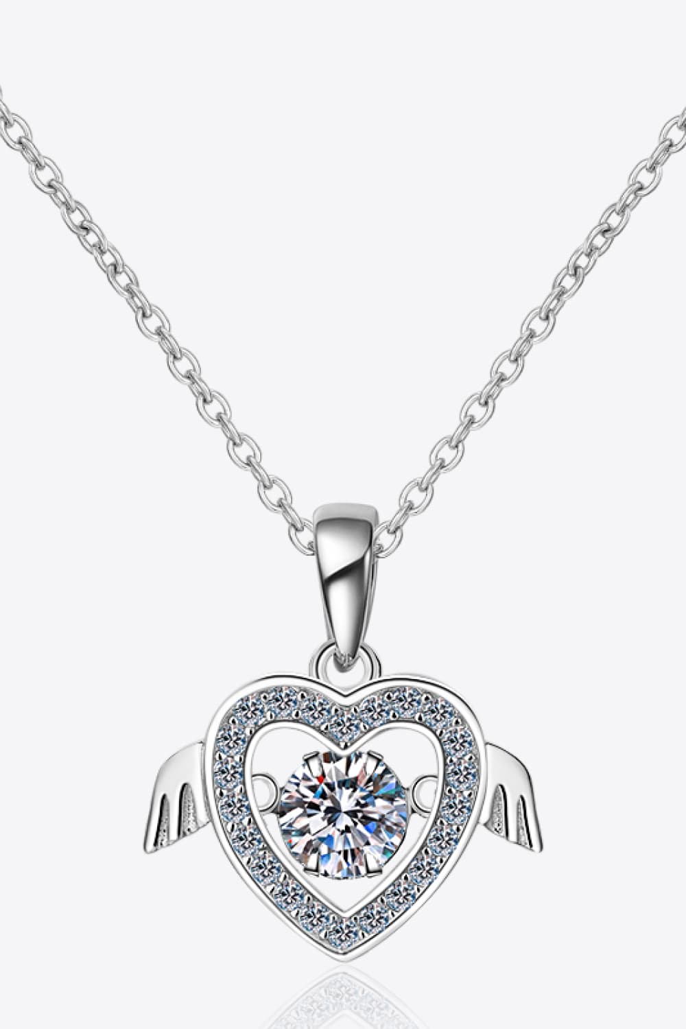 Moissanite 925 Sterling Silver Necklace Trendsi