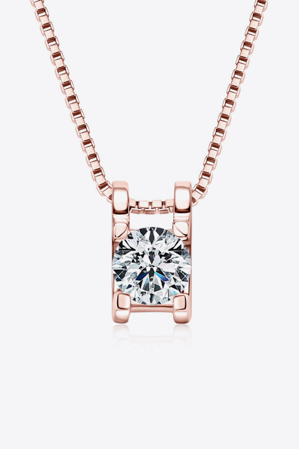 Moissanite 925 Sterling Silver Necklace Trendsi