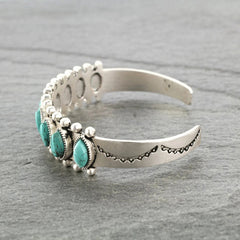 Turquoise Open Bracelet Trendsi