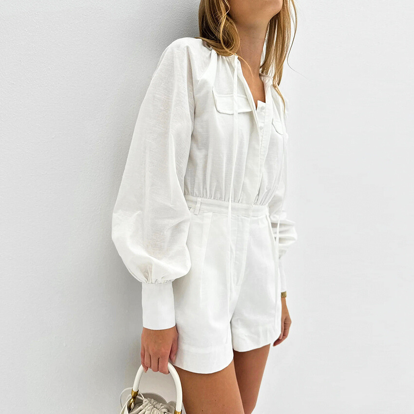 Windpetal Tie Romper