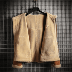 Carter Sherpa Edge Suede Jacket dylinoshop