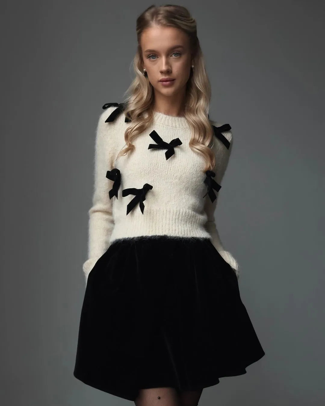 Cozy Plush Pullover Knitted Top 🤍
