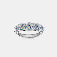 3.6 Carat Moissanite 925 Sterling Silver Ring Trendsi