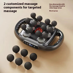 PowerPulse™ Pro Massage Gun with 12 Interchangeable Heads