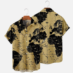 3D Map Lapel Shirt