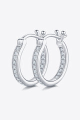 Adored Moissanite 925 Sterling Silver Earrings Trendsi