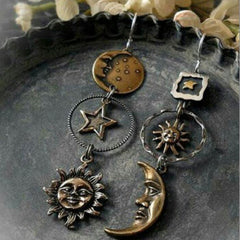 Star, Sun, and Moon Earrings Trendsi