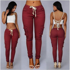 Redefine Casual Style with Women's Multi-Bag Casual Pants