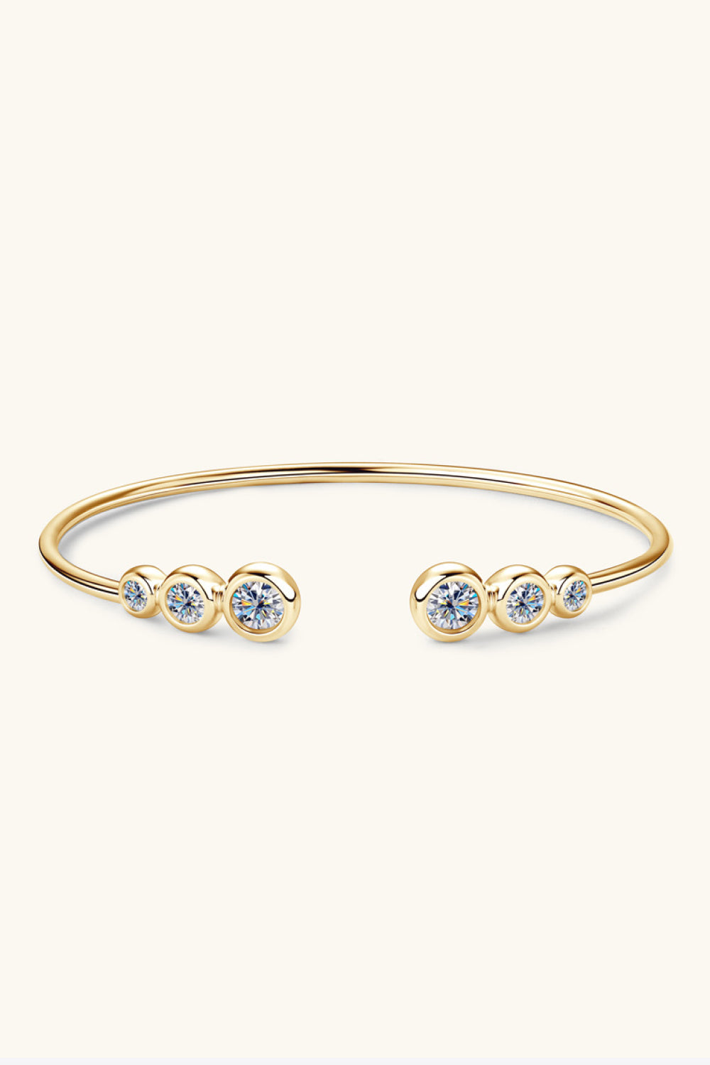 1.8 Carat Moissanite 925 Sterling Silver Bracelet Trendsi