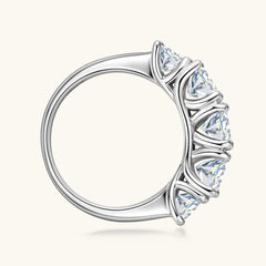 3.6 Carat Moissanite 925 Sterling Silver Ring Trendsi