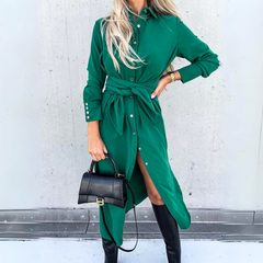 ModernMuse Lace-Up Maxi