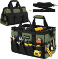 Heavy Duty Tool Bag 15Inch, 16-Pocket Portable Empty Tool Box Organizer