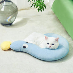 Plush Moon-Shaped Pet Pillow (+Free Gift Included)