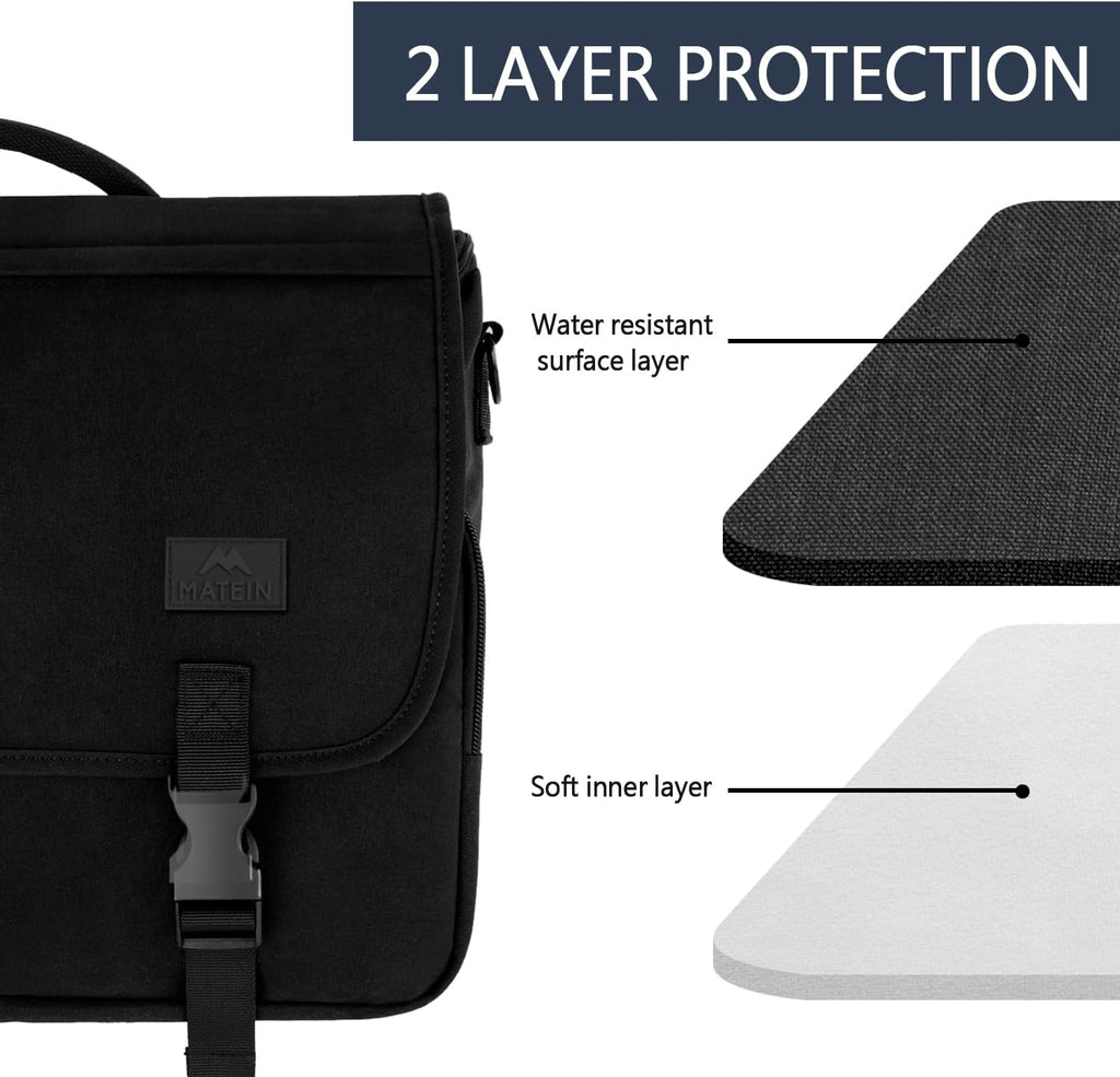 Messenger Bag for Men, School Bag Men'S Laptop Briefcases for Work