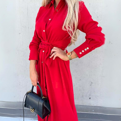 ModernMuse Lace-Up Maxi