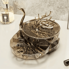 SwanElegance™  - 360° Rotating Jewelry Organizer dylinoshop