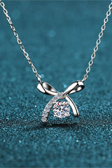 Moissanite 925 Sterling Silver Necklace Trendsi