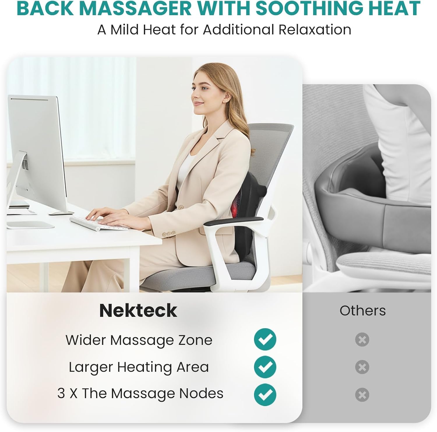 Foot Massager with Heat, HSA Eligible FSA Massage Tools Gifts