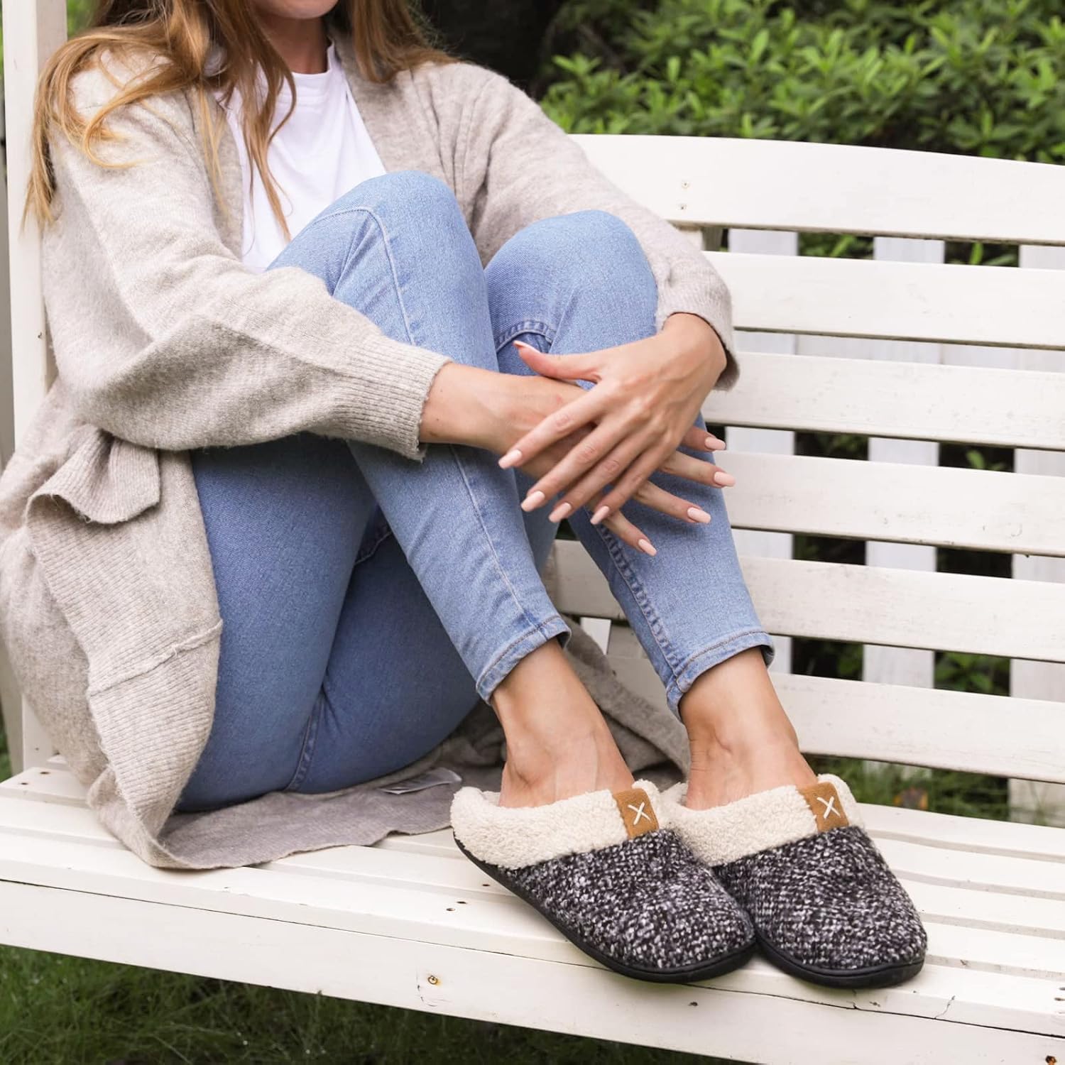Women'S Indoor Outdoor Slipper Memory Foam