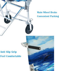 Lightweight 5.5kg Aircraft Travel Wheelchair – Foldable and Portable for Unmatched Mobility