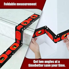 High-Precision Folding Horizontal Ruler - Perfect for Woodworking and Measurements!