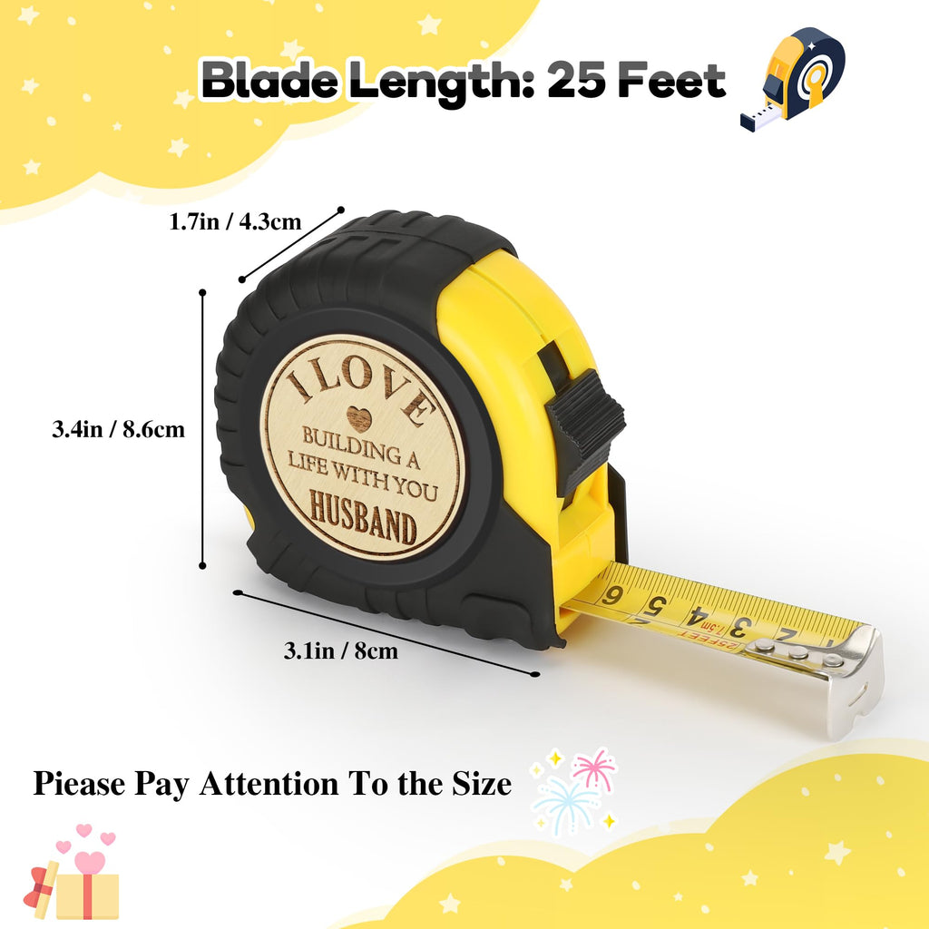 Practical Wife Birthday Gift from Husband, 16 FT Tape Measure