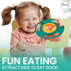 1+1 Free Today | 360° Unspillable Baby Bowl: Mess-Free