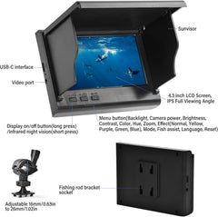 Fish Finder Visual HD Underwater Camera Fishing Display (+Free Gift Included)
