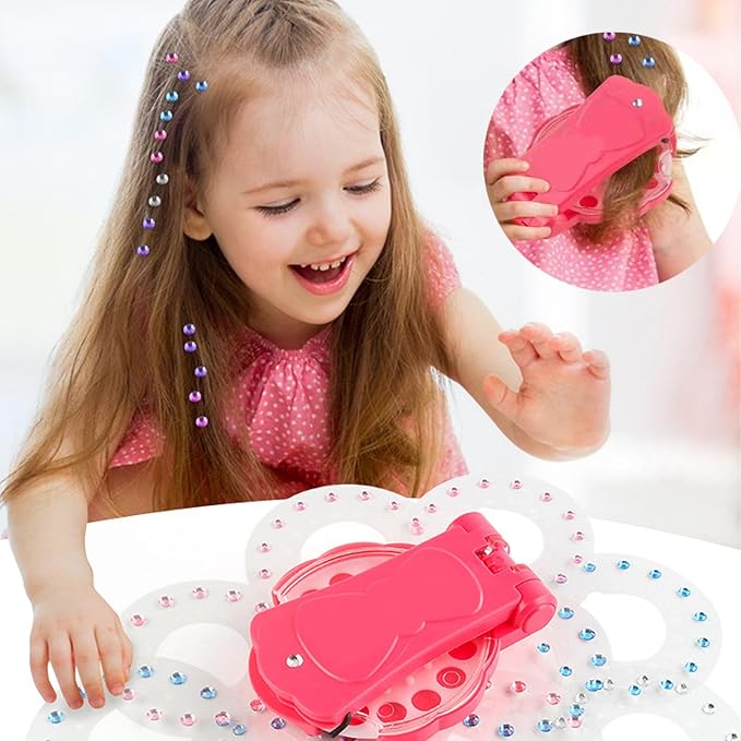 Magic Jewel Drill DIY Interactive Toy: Create Stunning Hair and Nail Designs