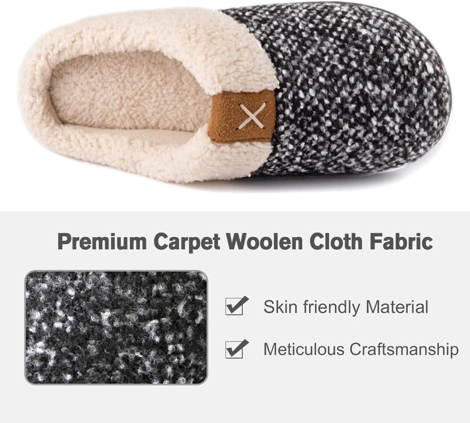 Women'S Indoor Outdoor Slipper Memory Foam