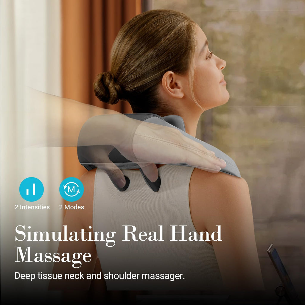 CuPiLo Cordless Neck Massager with Heat & Remote Control, 2026 Upgraded