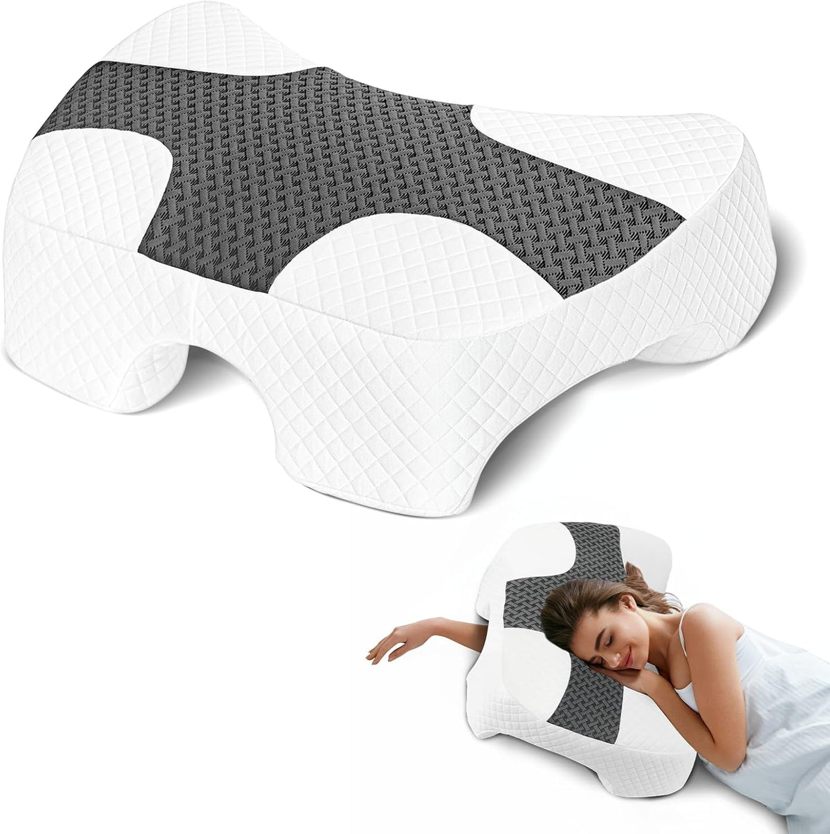 DreamAlign™ Ergonomic Side Sleeper Pillow