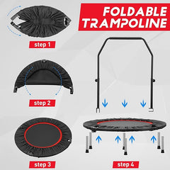 Children's &amp; Adults Indoor Trampoline – Fun, Fitness, and Energy in One!