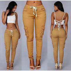 Redefine Casual Style with Women's Multi-Bag Casual Pants