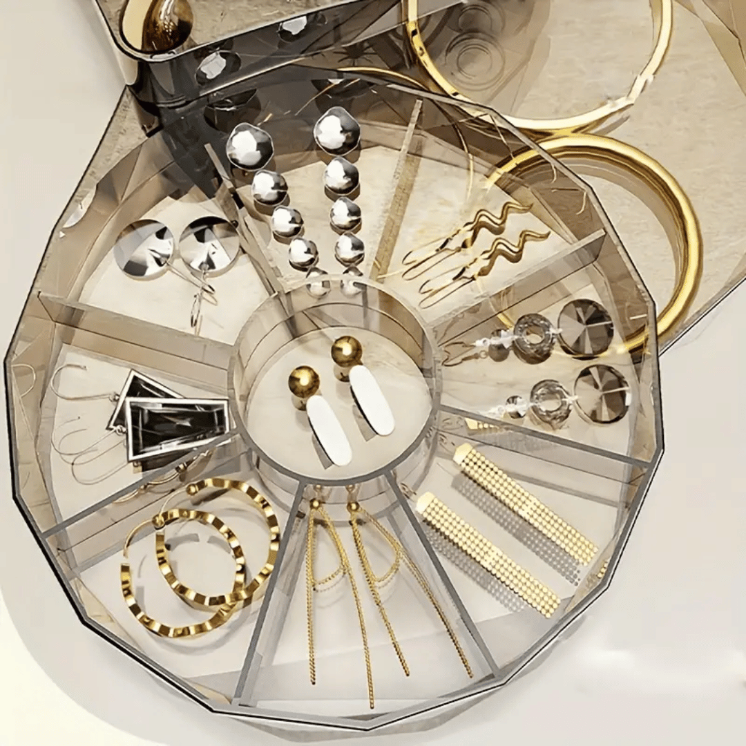 SwanElegance™  - 360° Rotating Jewelry Organizer dylinoshop