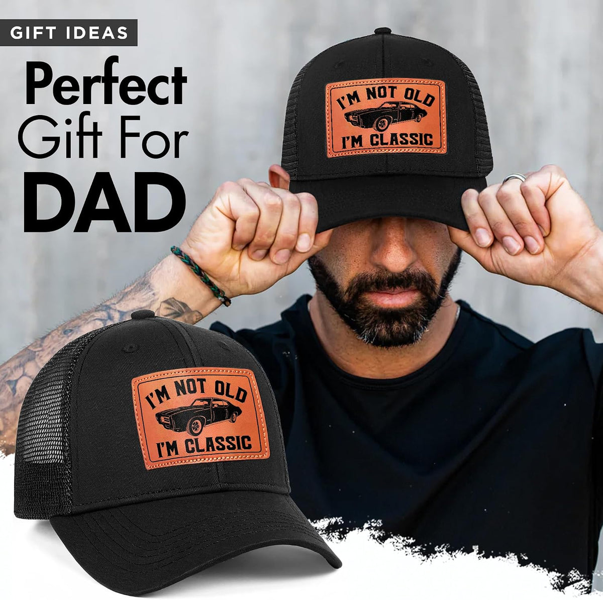 Gifts for Men, Dad, Husband, Grandpa for Fathers Day - Birthday Gifts for Men Unique - Dad Birthday Gifts - Cool, Funny Mens Gifts Ideas - Mens Birthday Gift Ideas - for Him, Grandpa, Classic Dad Hat