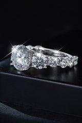 8 Carat Moissanite 925 Sterling Silver Ring Trendsi