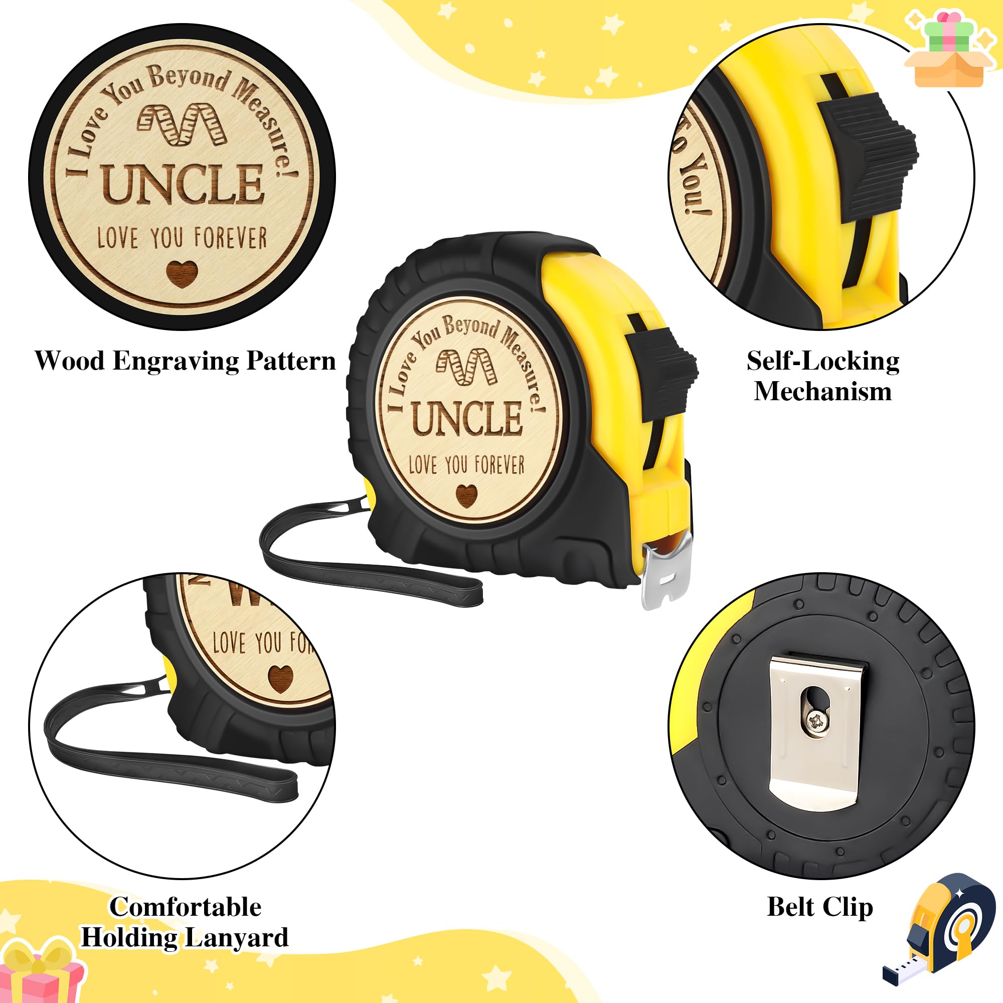 Practical Wife Birthday Gift from Husband, 16 FT Tape Measure