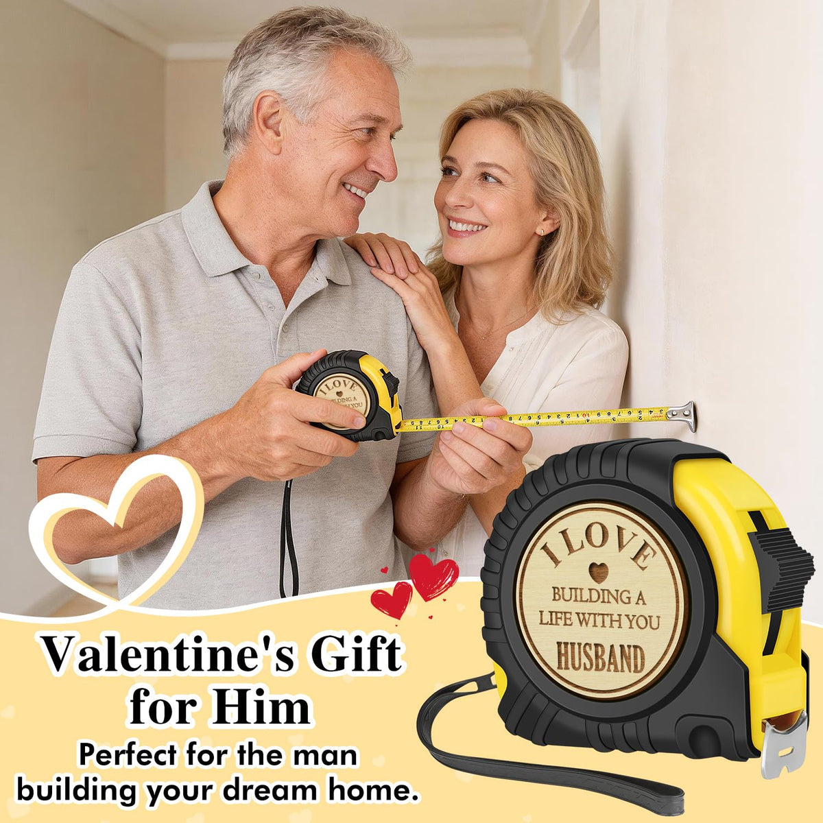 Practical Wife Birthday Gift from Husband, 16 FT Tape Measure