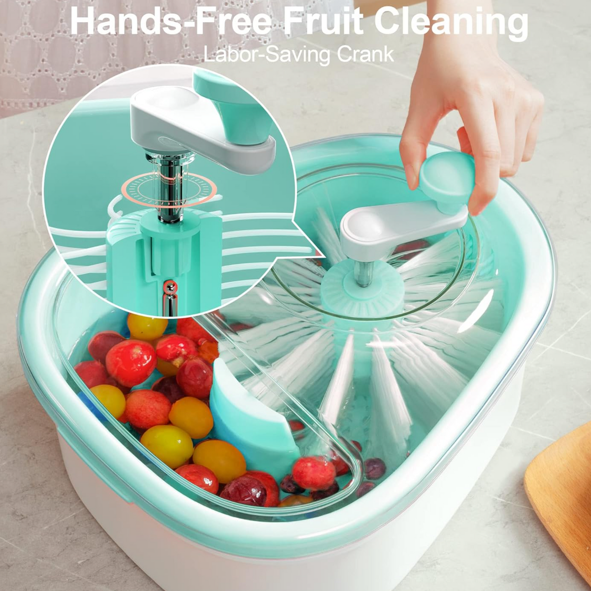 FruitWhirl | Effortless, hands-free fruit cleaning