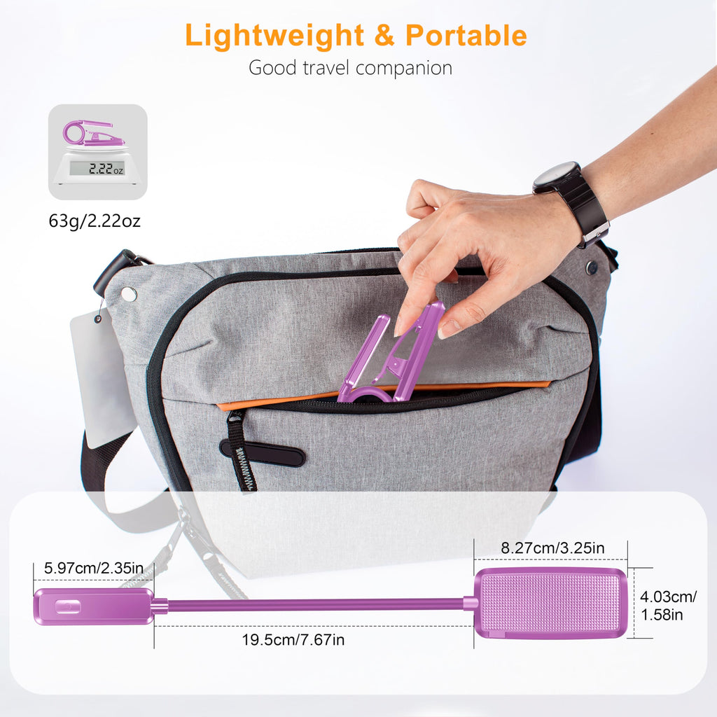 Gritin 9 LED Rechargeable Book Light for Reading in Bed