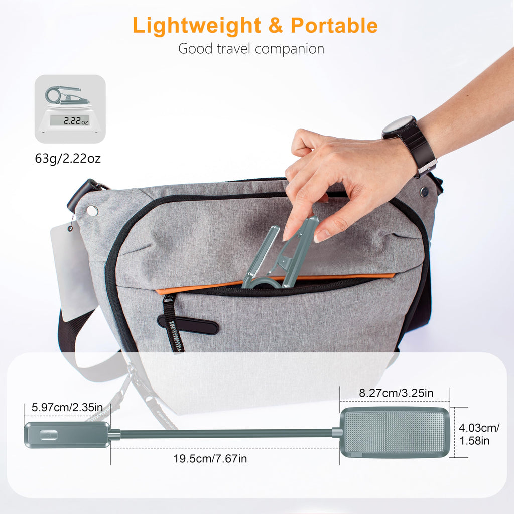 Gritin 9 LED Rechargeable Book Light for Reading in Bed