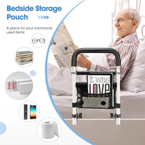 Get-Up Armrest Bedside Aid,🚶 Support You Can Trust!