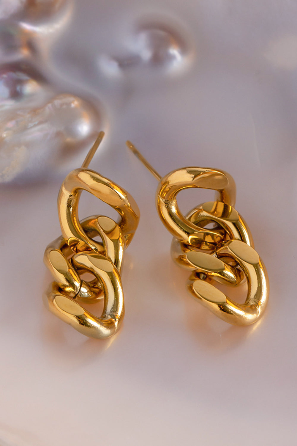 Stainless Steel Chain Earrings Trendsi