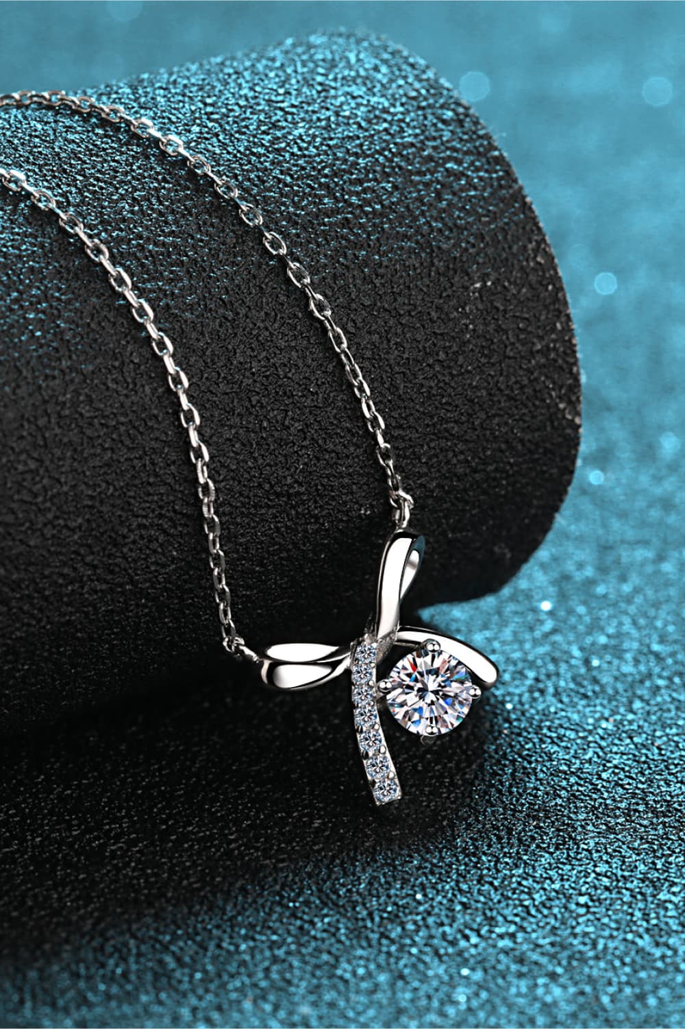 Moissanite 925 Sterling Silver Necklace Trendsi