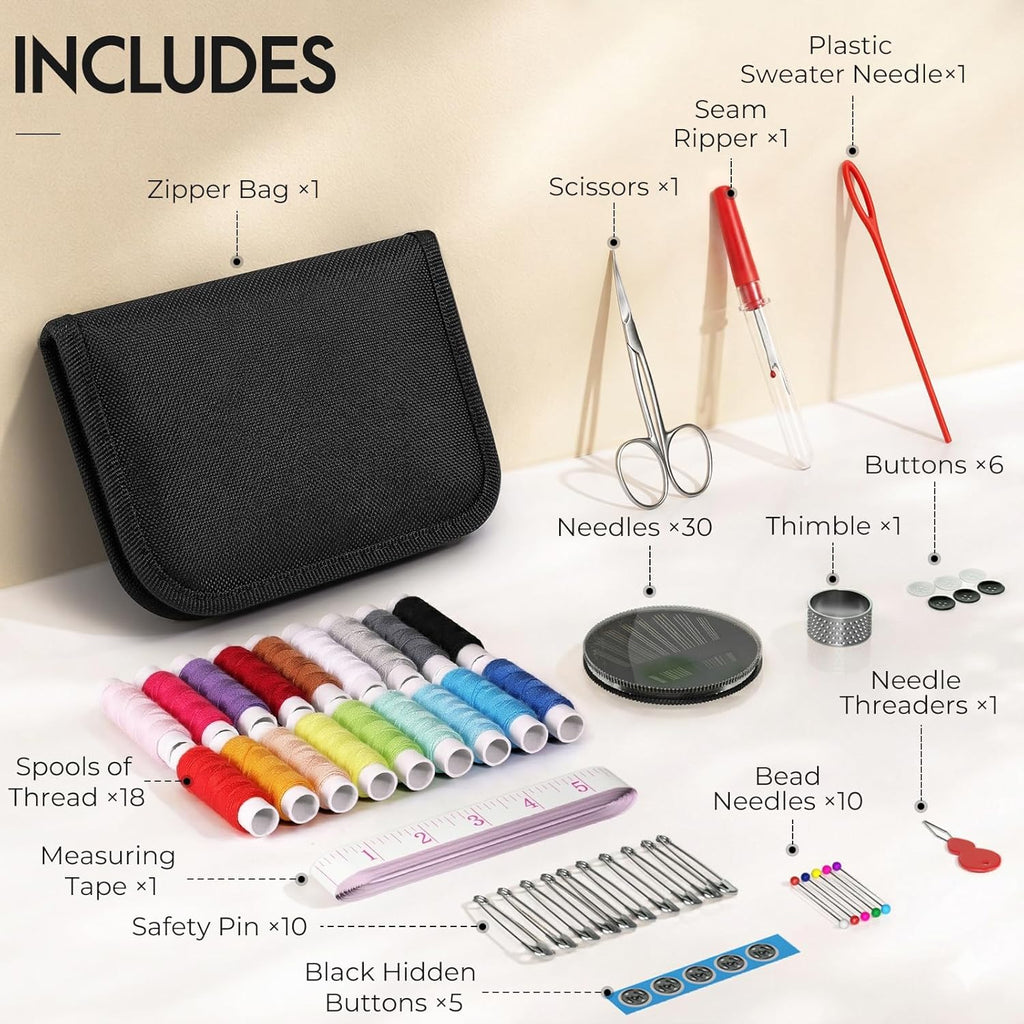 Sewing Kit for Adults, Christmas Stocking Stuffers for Teen Girls