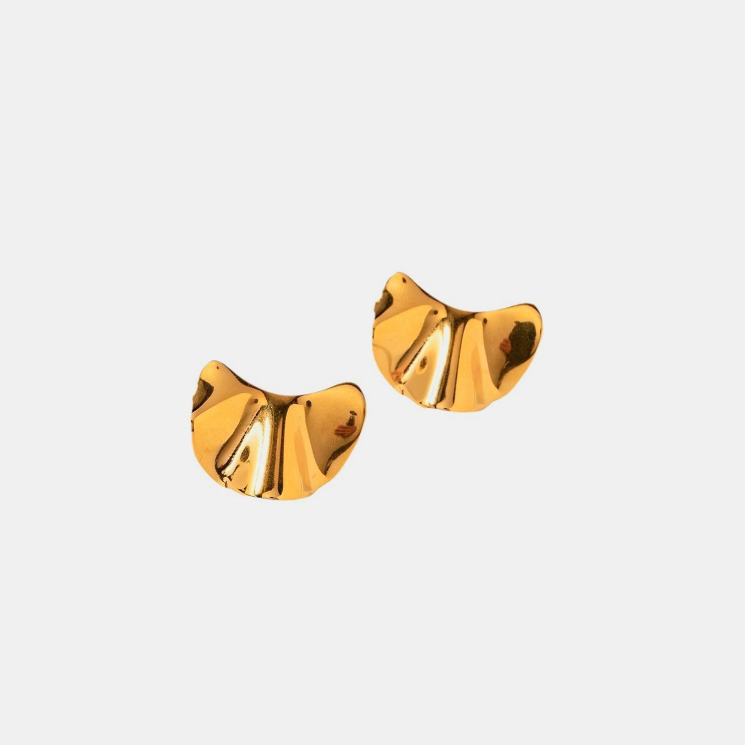 Irregular 18K Gold-Plated Earrings Trendsi