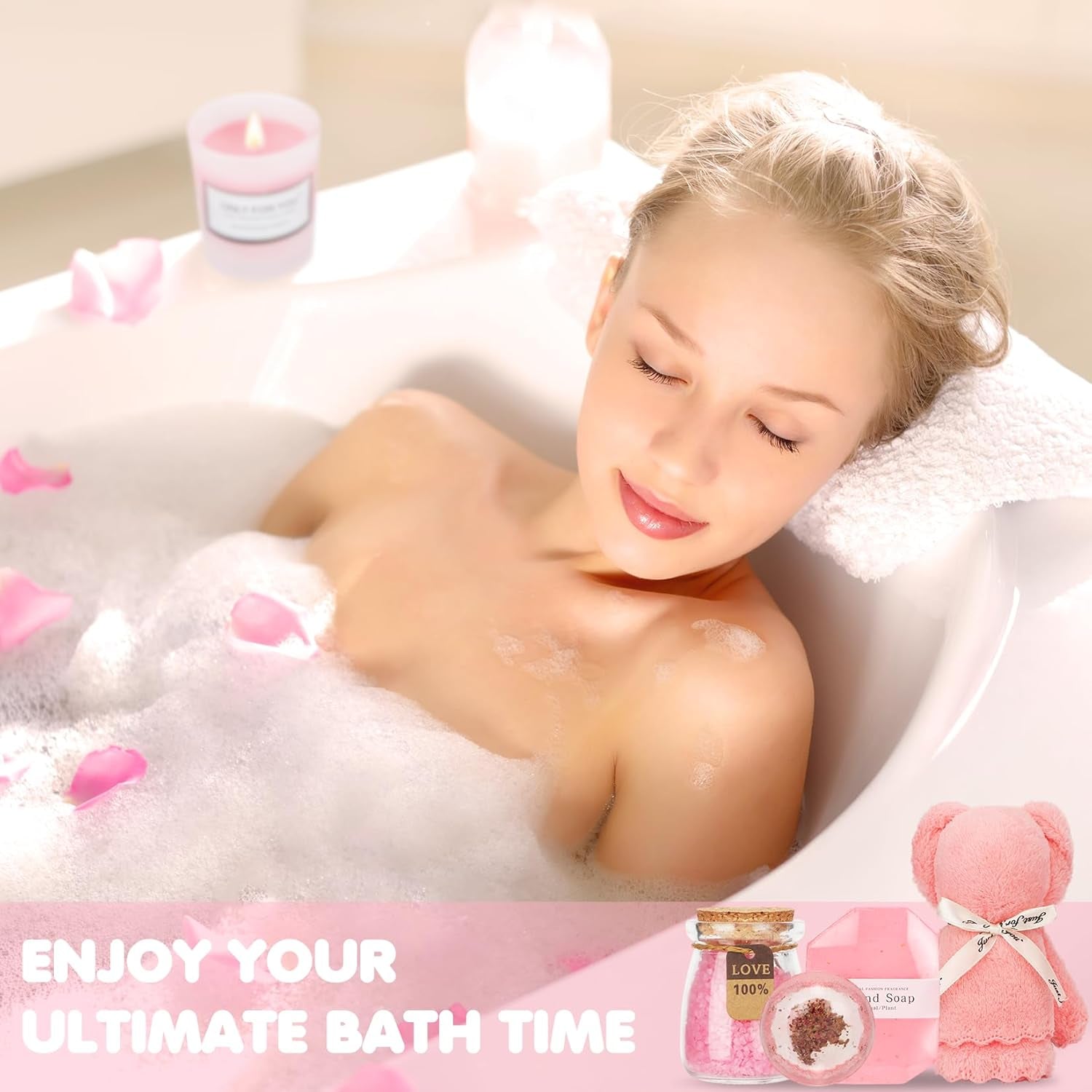 Birthday and Get Well Gifts for Women - Relaxing Spa Care Package